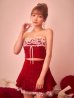 レッド　モデル：まみ　身長：161cm　着用サイズ：Sサイズ
