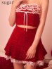 レッド　モデル：まみ　身長：161cm　着用サイズ：Sサイズ