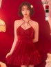 レッド　モデル：天海りこ　身長：156cm　着用サイズ：Sサイズ