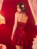 レッド　モデル：天海りこ　身長：156cm　着用サイズ：Sサイズ