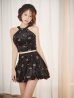 ブラック　モデル：れみれみ　身長：163cm　着用サイズ：Sサイズ