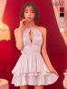 ピンク　モデル：天海りこ　身長：156cm　着用サイズ：Sサイズ
