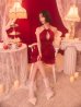 レッド　モデル：天海りこ　身長：156cm　着用サイズ：Sサイズ