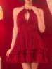 レッド　モデル：天海りこ　身長：156cm　着用サイズ：Sサイズ