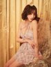 ベージュ　モデル：天海りこ　身長：156cm　着用サイズ：Sサイズ
