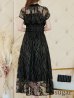 画像16: 【AMORA GRACE / アモーラグレース】 オケージョンドレス/ パーティードレス/ お呼ばれドレス/ 半袖/ 袖あり/ 総レース/ ハイネック/ タック/ ミディアム丈/ 膝丈/ ワンピース/ キャバドレス[OF05]