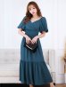 画像13: 【AMORA GRACE / アモーラグレース】 オケージョンドレス/ パーティードレス/ お呼ばれドレス/ パフスリーブ/ 袖あり/ 半袖/ マキシ丈/ ワンピース/ キャバドレス[OF05]