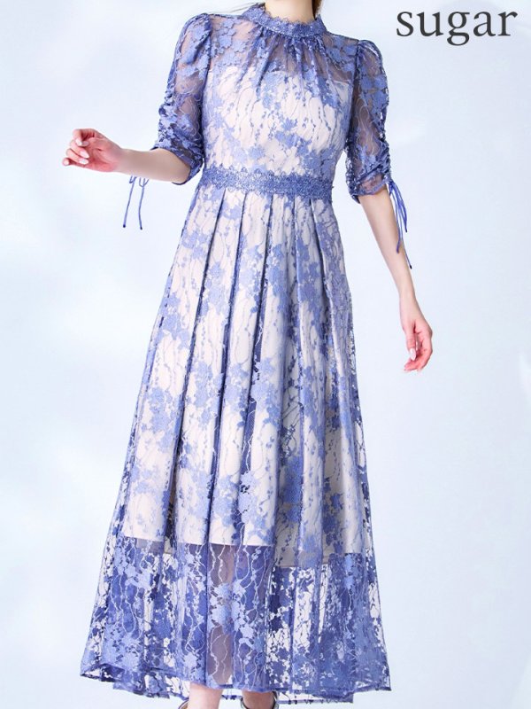 ブルーベージュ モデル：ゆめ　身長：160cm　着用サイズ：8号(Sサイズ)