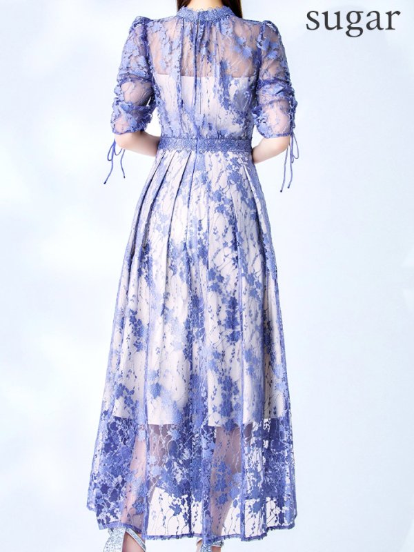 ブルーベージュ モデル：ゆめ　身長：160cm　着用サイズ：8号(Sサイズ)