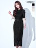 ブラック モデル：ゆめ　身長：160cm　着用サイズ：8号(Sサイズ)