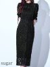 ブラック モデル：ゆめ　身長：160cm　着用サイズ：8号(Sサイズ)