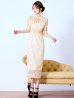 ライトベージュ モデル：ゆめ　身長：160cm　着用サイズ：8号(Sサイズ)