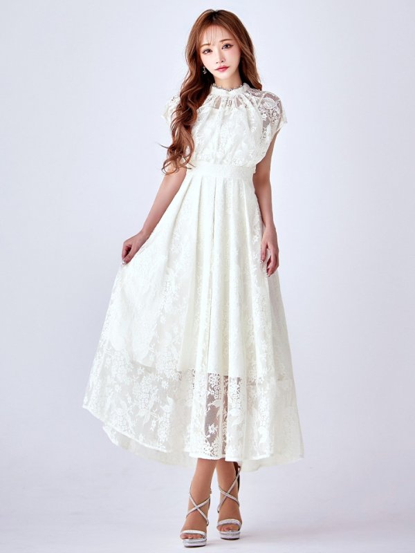 アイボリー モデル：真優川咲　身長：158cm　着用サイズ：8号(Sサイズ)