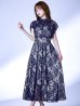 ネイビーベージュ  モデル：ゆめ　身長：160cm　着用サイズ：8号(Sサイズ)