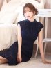 ネイビー モデル：ゆめ　身長：160cm　着用サイズ：8号(Sサイズ)