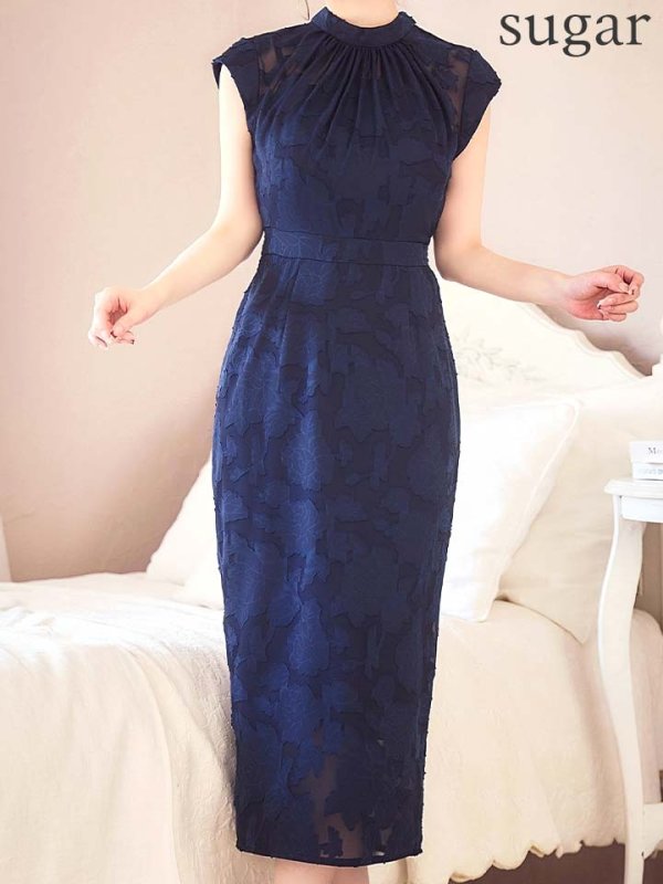 ネイビー モデル：ゆめ　身長：160cm　着用サイズ：8号(Sサイズ)