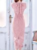 ペールピンク　モデル：真優川咲　身長：158cm　着用サイズ：Sサイズ