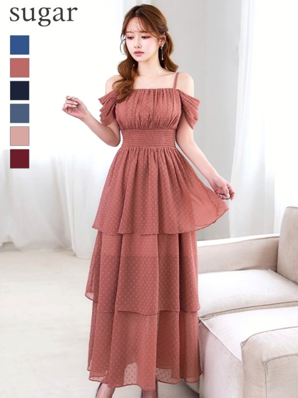 アプリコット　 モデル：ゆめ　身長：160cm　着用サイズ：8号(Sサイズ)