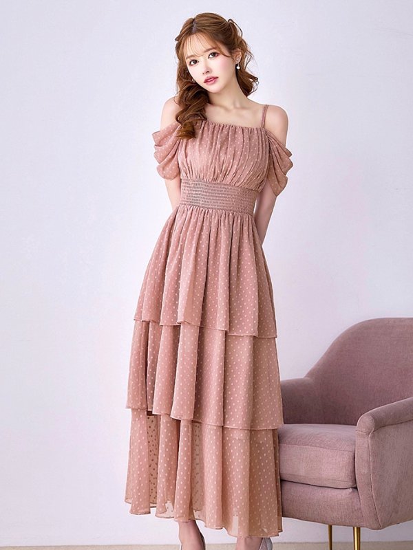 モカブラッシュ　 モデル：ゆめ　身長：160cm　着用サイズ：8号(Sサイズ)