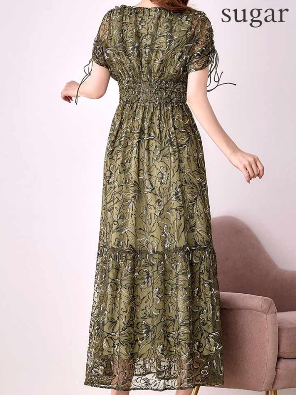 オリーヴブラック　モデル：ゆめ　身長：160cm　着用サイズ：8号(Sサイズ)