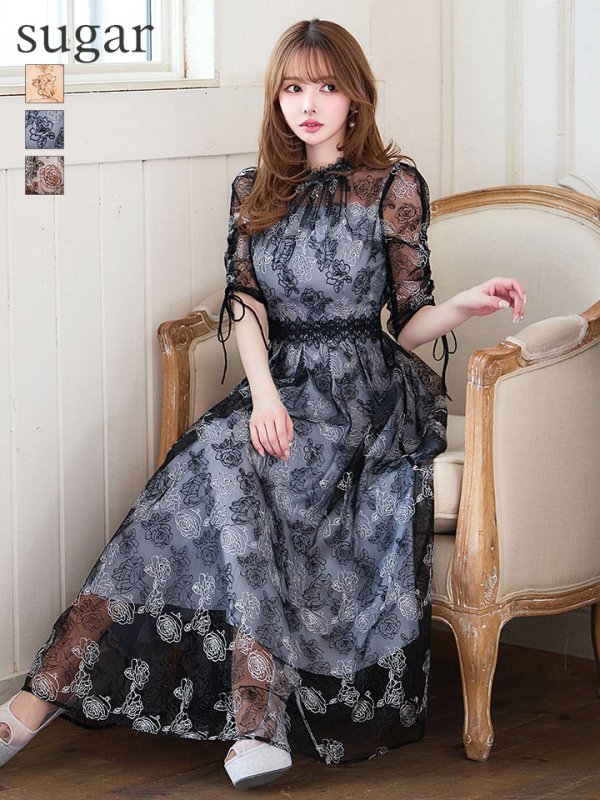 ブラックブルーグレー　モデル：ゆめ　身長：160cm　着用サイズ：8号(Sサイズ)