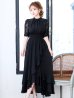 ブラック　モデル：ゆめ　身長：160cm　着用サイズ：8号(Sサイズ)