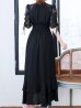 ブラック　モデル：ゆめ　身長：160cm　着用サイズ：8号(Sサイズ)