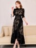 ブラックベージュ　モデル：ゆめ　身長：160cm　着用サイズ：8号(Sサイズ)