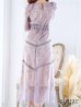 画像35: 【AMORA GRACE / アモーラグレース】 オケージョンドレス/ パーティードレス/ お呼ばれドレス/ パール/ 総レース/ 袖あり/ 七分袖/ ミモレ丈/ ワンピース/ キャバドレス[OF05]