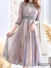 画像35: 【AMORA GRACE / アモーラグレース】 オケージョンドレス/ パーティードレス/ お呼ばれドレス/ アクセサリー付き/ 総レース/ 袖あり/ 七分袖/ ミモレ丈/ ワンピース/ キャバドレス[OF05]