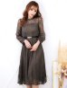 画像21: 【AMORA GRACE / アモーラグレース】 オケージョンドレス/ パーティードレス/ お呼ばれドレス/ 総レース/ 袖あり/ ミモレ丈/ ワンピース/ キャバドレス[OF05]