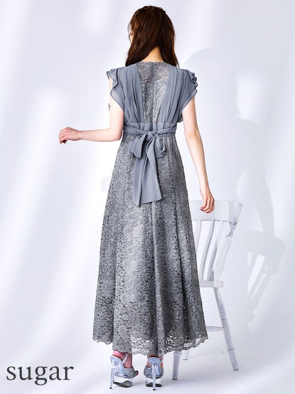 ブルーグレー モデル：ゆめ　身長：160cm　着用サイズ：8号(Sサイズ)