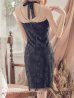 画像9: 【XSサイズあり】【ROBE de FLEURS Glossy/ローブ・ド・フルール グロッシー】バストクロスジップ/ ZIP 片サイドレース切替/ タイト/ ミニドレス/ キャバドレス[OF2]