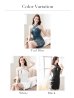 画像20: 【XSサイズあり】【ROBE de FLEURS Glossy/ローブ・ド・フルール グロッシー】バストクロスジップ/ ZIP 片サイドレース切替/ タイト/ ミニドレス/ キャバドレス[OF2]