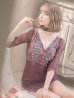 画像6: 【XS-Lサイズあり】【ROBE de FLEURS Glossy/ローブ・ド・フルール グロッシー】刺繍レース/ ビジュー/ タイト/ ミニドレス/ キャバドレス[OF2]