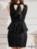 画像9: 【Glossy/グロッシー】ビジュー/ レース/ ペプラム/タイト/ ミニドレス/ キャバドレス[OF2]