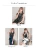 画像16: 【ROBE de FLEURS Glossy/ローブ・ド・フルール グロッシー】ビジュー/ レース/ ペプラム/タイト/ ミニドレス/ キャバドレス[OF2]