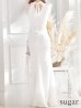 画像30: 【Lサイズあり】 【ROBE de FLEURS Glossy/ローブ・ド・フルール グロッシー】ジップ/ ZIP 袖あり/サイドレース切替/ ロングドレス/ キャバドレスlong[OF2]