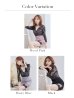 画像18: XSサイズあり【Glossy/グロッシー】チョーカー付き / レース/ 七分袖 / 長袖 / タイト / ミニドレス / キャバドレス[OF2]