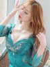 画像31: XS-Lサイズあり【ROBE de FLEURS Glossy/ローブ・ド・フルール グロッシー】レーススリーブ/ 七分袖/ 長袖/ バストクロスデザイン/ ストレッチ/ タイト/ ミニドレス/ キャバドレス[OF2]
