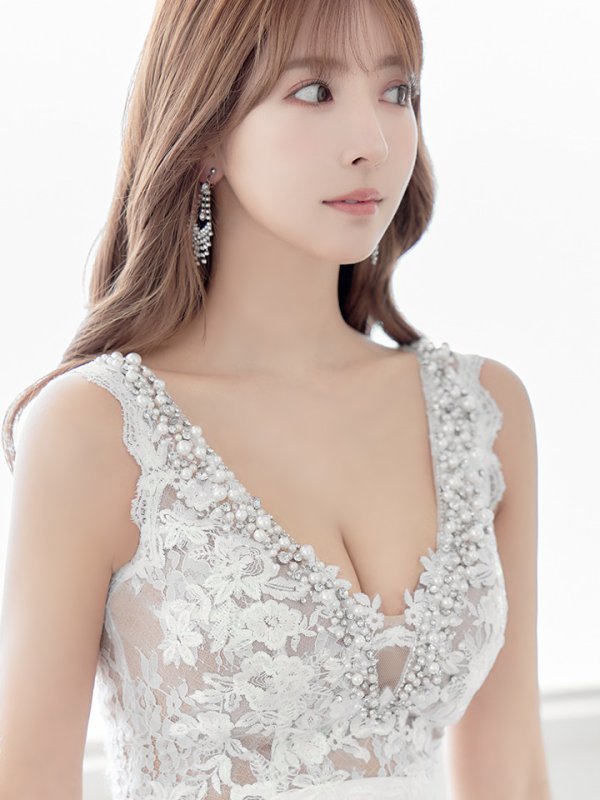 画像6: XS-Lサイズあり【Glossy/グロッシー】スパンコールレース/ ノースリーブ/ ストレッチ/ アシンメトリースカート/ 刺繍/ タイト/ ミニドレス/ キャバドレス【HC02】