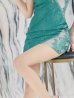 画像9: 期間限定カラー・XS-Lサイズあり☆【Glossy/グロッシー】フロントジップ/ ZIP シースルーレース/ タイト/ ミニドレス/ キャバドレス[OF2]