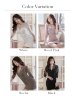 画像19: XSサイズあり【ROBE de FLEURS Glossy/ローブ・ド・フルール グロッシー】長袖/ フラワーレース/ ブロックチュール/ バストカット/ タイト/ ミニドレス/ キャバドレス[OF2]