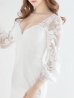 画像6: 【XSサイズあり】【Glossy/グロッシー】フラワーチュール/ 長袖/ ワンカラー/ タイト/ ミニドレス/ キャバドレス[OF2]