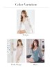 画像18: 【XSサイズあり】【Glossy/グロッシー】フラワーチュール/ 長袖/ ワンカラー/ タイト/ ミニドレス/ キャバドレス[OF2]