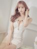 画像10: 待望の再入荷!sugarコラボ商品☆【XS-Lサイズあり】【ROBE de FLEURS Glossy/ローブ・ド・フルール グロッシー】ラメツイード/ ジップ/ ZIP フロントロックデザイン/ タイト/ ミニドレス/ キャバドレス[OF2]