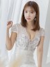 画像8: XSサイズあり【ROBE de FLEURS Glossy/ローブ・ド・フルール グロッシー】フロントジップ/ ZIP 刺繍レース/ 袖あり/ ストレッチ/ タイト/ ミニドレス/ キャバドレス[OF2]