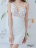 画像11: XSサイズあり【Glossy/グロッシー】立体フラワー/ ラメ/ キャミソール/ アシンメトリー/ ワンショル/ タイト/ ミニドレス/ キャバドレス[OF2]