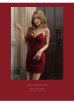 画像26: XSサイズあり【ROBE de FLEURS Glossy/ローブ・ド・フルール グロッシー】ワンカラー/ キャミソール/ ビジュー/ ストレッチ/ タイト/ ミニドレス/ キャバドレス[OF2]