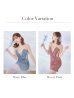 画像19: XSサイズあり【ROBE de FLEURS Glossy/ローブ・ド・フルール グロッシー】ショルダービジュー/ ノースリーブ/ 総レース/ ストレッチ/ タイト/ ミニドレス/ キャバドレス[OF2]